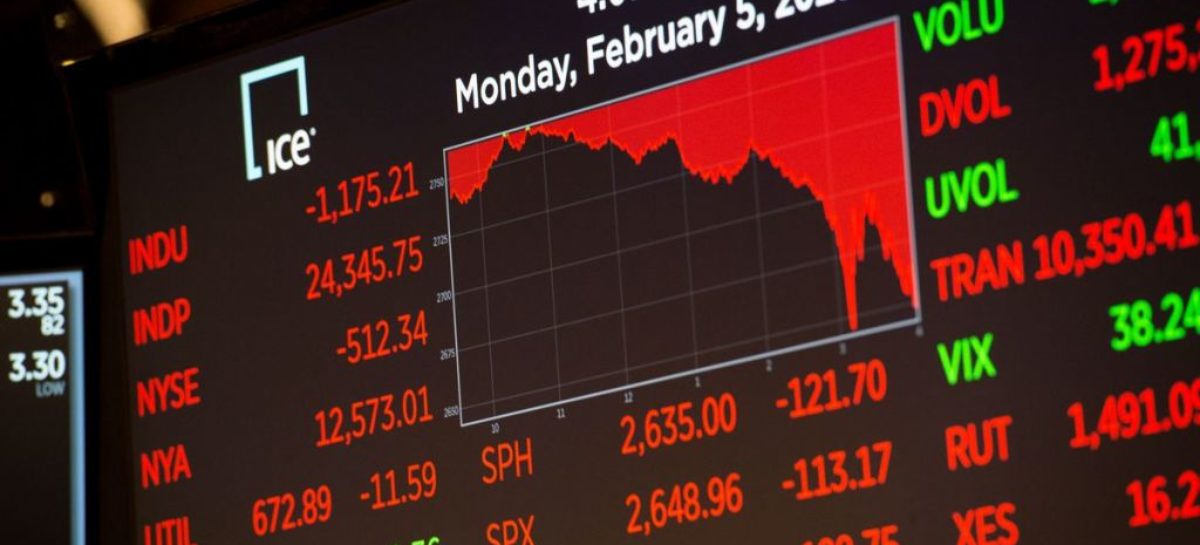 US Dow Jones plunges over 1000 points